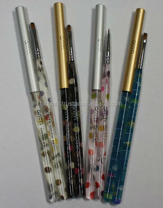 Cepillo de cerdas de tipo Normal y portátil, cepillo de uñas de Gel con mango de plástico - Product Image 1