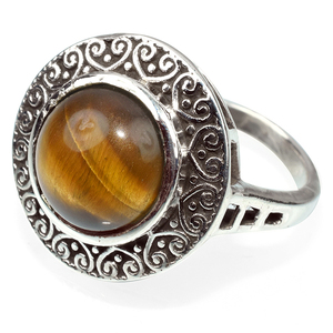 Incroyable bague en argent Sterling 925 en forme d'oeil de tigre, vente en gros, bijoux en argent Sterling 925 - Product Image 3