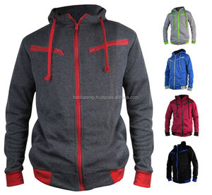 Venta al por mayor personalizada 100% algodón Premium 3D Full Zip Up Puff Print Hoodie para hombres térmica - Product Image 2