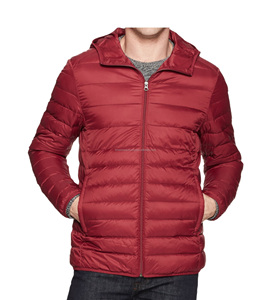 Chaqueta con capucha ligera personalizada de alta calidad para hombre, chaquetas impermeables con revestimiento perfecto de pato de lana resistente al agua - Product Image 3