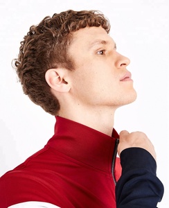 Jersey de Cuello Redondo para Hombre, Nuevo Estilo 2026, Económico, Personalizado, al por Mayor, Tejido de Punto, Ecológico, Antiarrugas, con Cierre y Serigrafía - Product Image 4