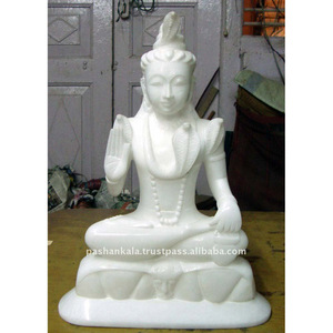 Shankar-estatua de mármol blanco - Product Image 1