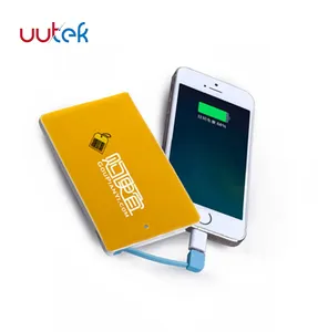 2024 신제품 파워 뱅크 선물 세트 마이크로 파워 뱅크 4000mAh UUTEK PB001 의 기업 전화 액세서리