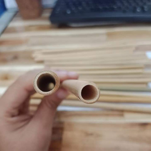 Pajitas de bambú orgánico de grado alimenticio, mejor precio, vacaciones, Ms - Product Image 1