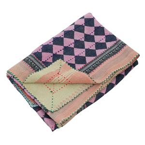 Edredón Kantha Vintage hecho a mano, manta Sari antigua Reversible rara para uso doméstico o hotelero, venta al por mayor - Product Image 5