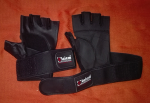 Gants de gymnastique XL pour hommes femmes, gants d'haltérophilie avec protection de paume en soie, soutien-gorge de sport de style solide pour adultes - Product Image 5