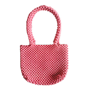 Bolso de mano de diseñador para mujer, bolsa de mano hecha a mano con cuentas auténticas, venta al por mayor - Product Image 2