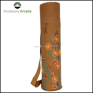 Wholesale Custom Full Print Cotton Canvas <b>Yoga</b> <b>Mat</b> Bag Option for Fabric - Product Image 3