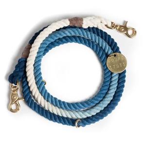 Indigo Ombre Rope <b>Dog</b> <b>Leash</b>, Adjustable - Product Image 1