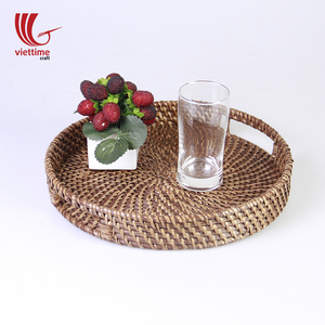 หวายกลมให้บริการถาด/หวาย Storge ตะกร้า/หวายตะกร้าขนมปังขายส่ง - Product Image 6