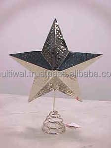 Nickel Star Christmas <b>Tree</b> Topper <b>Tree</b> <b>Ornament</b> Holiday Decoration - Product Image 4