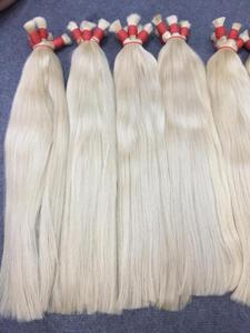 Venta al por mayor 100% de calidad superior de cutícula completa cabello humano a granel pelo virgen sin trama a granel - Product Image 5