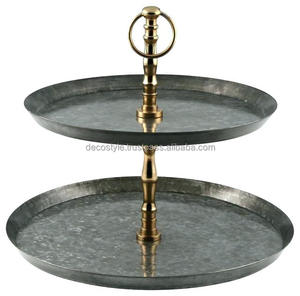 Galvanized 3 tier cake <b>stand</b> - Product Image 3
