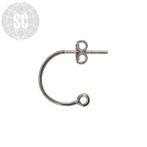 Wholesale Wholesale 925 Silver Crystal Stone Setting for <b>Earrings</b> Jewelry Findings & Components - Product Image 1