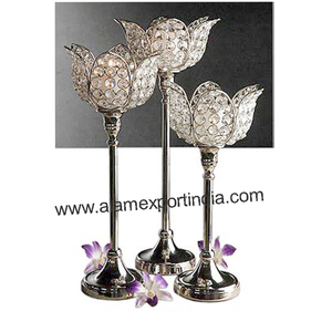 Centro de Mesa de Diseño Moderno, Estilo Vintage, de Metal y Aluminio con Alambre Galvanizado y Cristal Transparente para Decoración de Mesa - Product Image 4