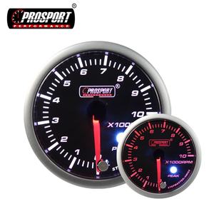 Jauge de compteur Tacometro RPM multifonction LED ambre blanc de 60mm pour voiture - Product Image 1