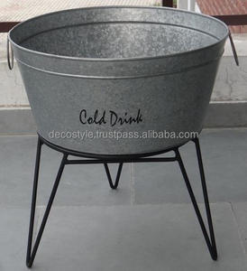 Accesorios de barra de cubo de hielo galvanizado para servir bebidas refrigeradas - Product Image 6