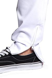 Veste pour hommes à rayures latérales et à fermeture éclair, survêtement à ceinture avec cordon de serrage, costumes de survêtement chauds en polaire, nouvelles combinaisons de fitness - Product Image 5