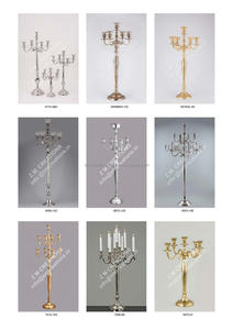 Candélabre en métal fait main best-seller bol à fleurs élégant Vase bol à fleurs élégant pour mariage maison salon hôtel - Product Image 6