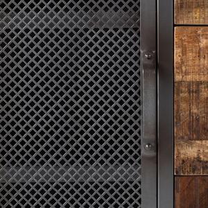 Aparador de estilo Vintage industrial antiguo, muebles de comedor de madera de mango crudo y hierro para uso doméstico - Product Image 3