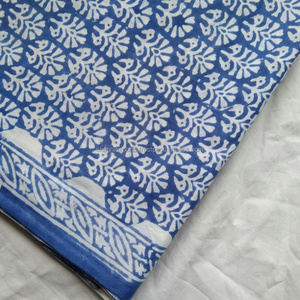 Wholesale Cotton Custom Block Printing Fabric By The Yard Garments & Home Bedding Accessories Redesign Multipurpose Raw Fabric - Product Image 3