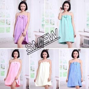 Serviette de Bain Robe Douche Body Wrap Séchage Housse Gant de Toilette Coton Sauna Spa - Product Image 2