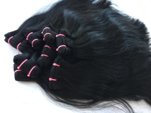 ผมต่อจากผมมนุษย์ผมแท้แบบเรมี่ผมถักเปียผมลอนตรงนุ่มลื่น - Product Image 4