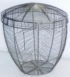 Dernière Conception Décorative Zinc Plaqué Antique Rond Maille panier en fil de fer - Product Image 2