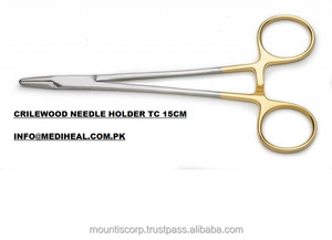 CRILEWOOD PORTE-AIGUILLES TC 15 CM ACIER INOXYDABLE DENTAIRE DE HAUTE QUALITÉ AVEC INSERTS EN CARBURE DE TUNGSTÈNE - Product Image 5