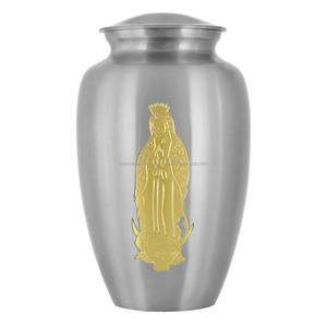 Suministros funerarios de urna de cremación, abraza guardián, Brassworld, India - Product Image 2