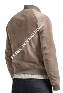 Real หนังนิ่มหนังแฟชั่นสไตล์ Ribbed Jacket - Product Image 2