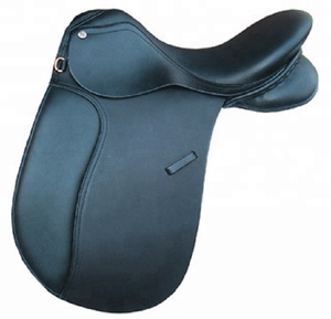 Selle de saut en cuir confortable pour l'équitation – Selle de saut en cuir durable pour chevaux – Équipement équestre - Product Image 6