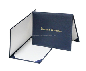 Carpeta de certificado personalizado, cubierta de cuero para certificado - Product Image 1