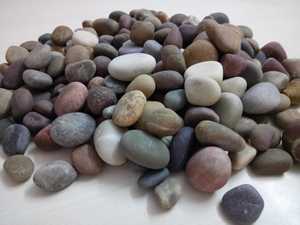 ก้อนกรวดและก้อนกรวดขนาด3-6ซม. หินกรวดผสมสีผสมแม่น้ำธรรมชาติ - Product Image 3