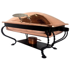 Copper Chafer Dish Set Table Top <b>Electric</b> <b>Food</b> <b>Warmer</b> Any Size IN;10122740 Any Capacity KI-SS-FDSS-01 KING International - Product Image 6
