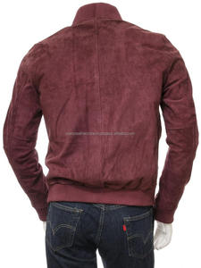 Los hombres borgoña de gamuza chaqueta Isonz de la zona - Product Image 2