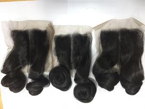 CIERRE DE ALTA CALIDAD RECTO Y ONDULADO TRANSPARENTE HD ENCAJE AL POR MAYOR DE EXTENSIONES DE CABELLO HUMANO VIRGEN DE FÁBRICA - Product Image 2