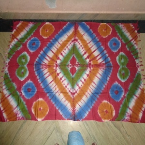 Mix <b>Match</b> Viscose Hand Tie Dye Printed Pareo Scarves Tie Dye Printed Pareo Trending Multi Colours Printed Pareo Sarongs - Product Image 6