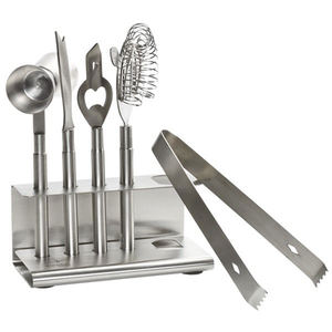 King International Nuevo diseño moderno Juego de utensilios de acero Cubos de hielo de acero inoxidable y cocteleras Último tema Material de metal - Product Image 3