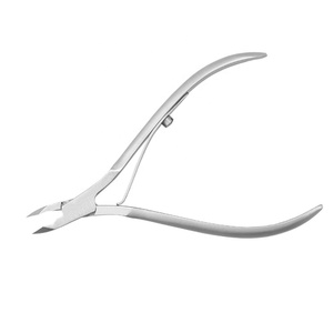 Cortaúñas profesional de acero inoxidable de un solo resorte, personalizado, con etiqueta privada, envío rápido, herramienta de manicura caliente para dedos - Product Image 1