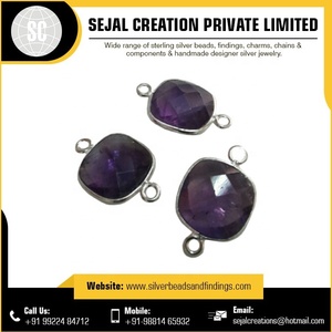 สเตอร์ลิงเงินขอบพลอยเชื่อมต่อเครื่องประดับการค้นพบและส่วนประกอบ - Product Image 4