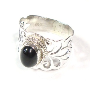Black Onyx 925 Silver Ring Wholesale <b>Handmade</b> <b>Jewelry</b> - Product Image 4