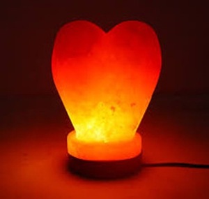 Lampes Feng Shui en forme de double cœur sculptées en matériaux organiques, écologiques, Sian Enterprises, boîte d'emballage artisanale naturelle de qualité supérieure - Product Image 2