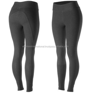 Shemax 2024 de alta calidad, superventas, venta al por mayor personalizada, medias activas con parche en la rodilla para mujer, color negro - Product Image 1