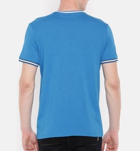 Camisetas de Manga Corta para Hombre, 100% Algodón, Cuello Redondo, 220 Gramos, Tela Jersey, Diseño Liso, Colores Personalizados, Logotipo - Product Image 5