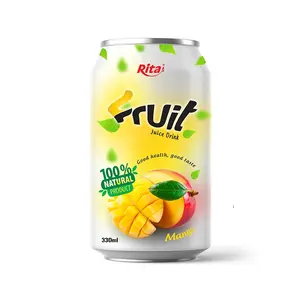 Vietnam Manufacturer High Quality Tropical 330ml Canned Mango Juice Vietnam Best Flavor Juice