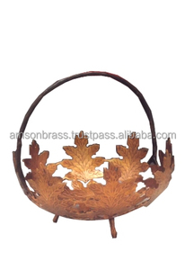 Portavelas Votivo Decorativo, Portavelas de Cristal para 6 Velas de Té y Soporte de Hierro Metálico Decorativo - Product Image 5