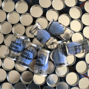 Mút Trang Điểm Mỹ Phẩm Thiết Kế Mới 2023 Mút Trang Điểm Vi Sợi Hai Lớp Không Mủ Cao Su Mút Cắt Hình Bầu Dục Làm Đẹp - Product Image 5