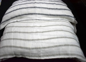 Fundas de almohada y cojines a rayas de lino tejido versátil para el hogar, o Hospital Hotel, accesorios decorativos de Navidad - Product Image 4