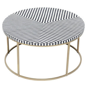 Zigzag Bone Inlay Coffee <b>Table</b> - Product Image 4